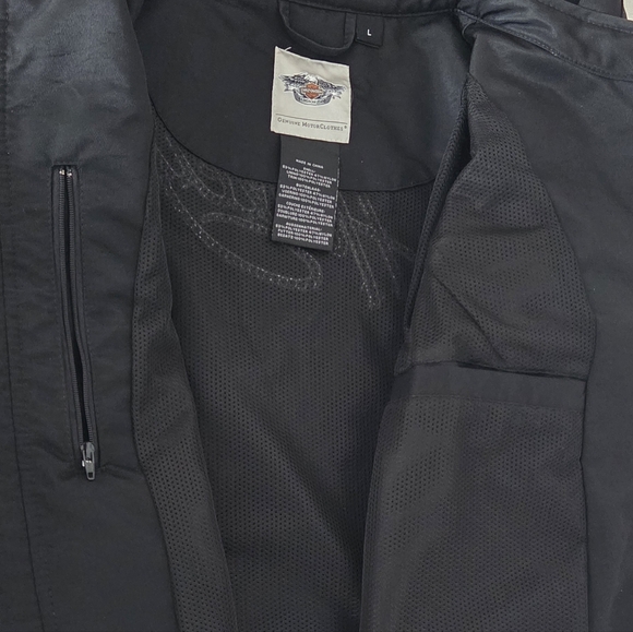 Harley-Davidson Nylon Jacket with Rhinestone Logo. - Picture 12 of 15